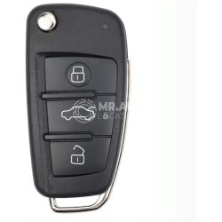 Audi A6L Q7 Aftermarket Flip Remote Key 3 Buttons 315MHz 8E Transponder