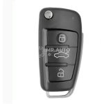 Audi A6L Q7 Aftermarket Flip Remote Key 3 Buttons 433MHz Transponder 8E