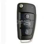 Audi A6L Q7 Aftermarket Flip Remote Key 3 Buttons 315MHz Transponder 8E