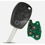 Renault 2013-2017 Aftermarket Remote Key PCB 3 Buttons 433MHz ID4A PCF7961M Transponder