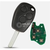 Renault 2013-2017 Aftermarket Remote Key PCB 3 Buttons 433MHz ID4A PCF7961M Transponder