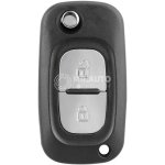 Renault 2006-2015 Aftermarket Flip Remote Key 2 Buttons 433MHz ID46 PCF7947 Transponder