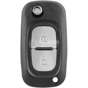 Renault 2006-2015 Aftermarket Flip Remote Key 2 Buttons 433MHz ID46 PCF7947 Transponder