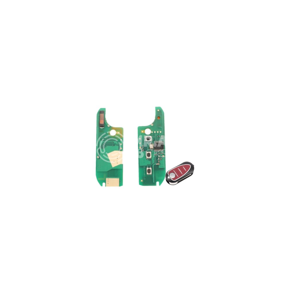 Alfa Romeo Giulietta Aftermarket Flip Remote Key PCB 3 Buttons 433MHz PCF7946