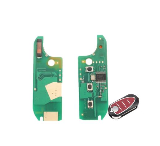 Alfa Romeo Giulietta Aftermarket Flip Remote Key PCB 3 Buttons 433MHz PCF7946