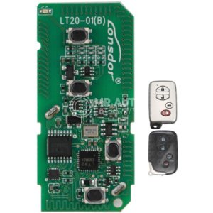 2025 Lonsdor LT20-01 Universal Smart Remote PCB 40 / 80 Bit for Toyota Lexus 4 Buttons 315/ 433 MHz