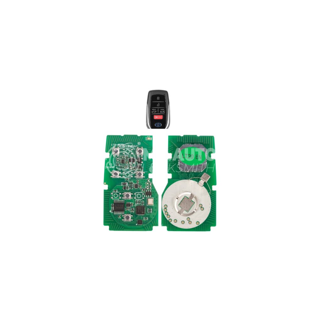 Lonsdor LT20-10 Smart Remote Key for 2023 Toyota 5 Buttons Switchable Frequency
