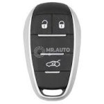 Alfa Romeo Giulia Stelvio Aftermarket Smart Remote Key 3 Buttons 433MHz FCCID: KR5ALFA434