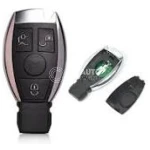 CGDI Mercedes Benz Chrome Remote 3 Buttons Fobik / IYZ-3312 / 315MHz or 433MHz