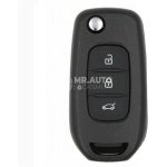 Renault 2013-2017 Aftermarket Flip Remote Key 3 Buttons 433MHz ID4A PCF7961M