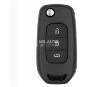 Renault 2013-2017 Aftermarket Flip Remote Key 3 Buttons 433MHz ID4A PCF7961M