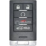 Cadillac ATS XTS 2013-2015 Aftermarket Smart Key 5 Buttons 433MHz ID46 PCF7952E