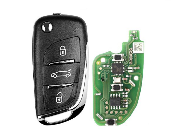 Xhorse XKDS00EN Wire Remote Key DS Flip 3 Buttons English