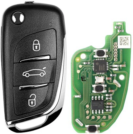 Xhorse XKDS00EN Wire Remote Key DS Flip 3 Buttons English