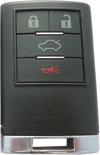 Cadillac CTS DTS 2008-2013 Genuine Used Remote Key 3+1 Buttons 315MHz 22889450