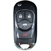 Xhorse XKBU02EN Wire Remote Key Buick Flip 4 Buttons English