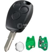 REN Duster 2005-2014 Aftermarket Remote Key PCB 3 Buttons 433MHz ID46 PCF7946 Transponder