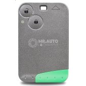 ✓ Important: Please verify compatibility with your vehicle before purchasing. Contact us if you need assistance. Brand REN Laguna2 Aftermarket Smart Card Key 2 Buttons 433MHz ID46 PCF7947 Transponder