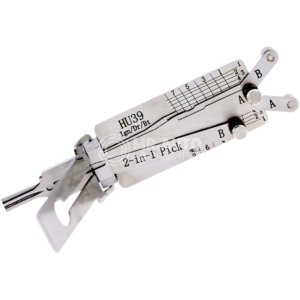 HU39+Quad Lifter Lishi 2-in-1 Original Pick Decoder Tool Mercedes 7 - Image 2