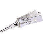 Lishi Toy43 Original -8 cuts 2-in-1 Pick Decoder Tool TOY43-AG / Anti Glare