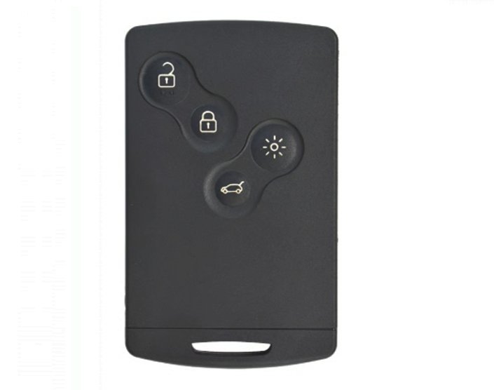 REN Clio4 Capture 2016 Aftermarket Smart Card Key 4 Buttons 433MHz ID4A AES Transponder FCC ID: LXP T004