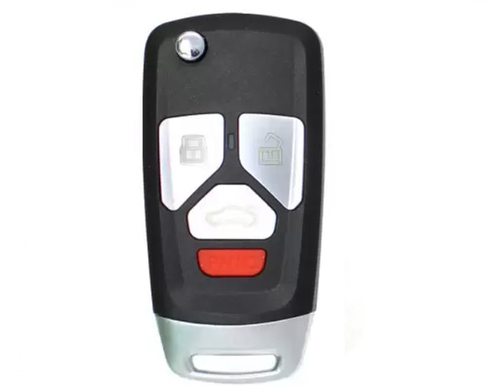 Keydiy Universal Wireless Flip Remote Key Audi Type 4 Buttons NB27-4