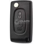 Peugeot Aftermarket Flip Remote Key 2 Buttons 433MHz ID46 PCF7941