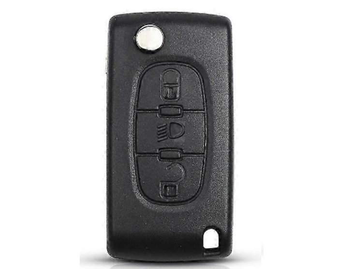 Peugeot Genuine Without Bag Flip Remote Key 3 Buttons 433MHz ID46 PCF7941