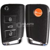 Xhorse VVDI Key Tool VVDI2 Flip Remote Key 3 Buttons MQB Type XEMQB1EN