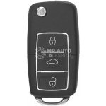 Keydiy KD Universal Flip Remote Key 3 Buttons Chrome Volkswagen Type B01-3