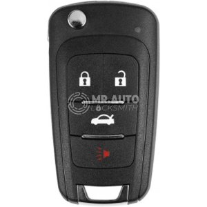 Xhorse XNBU01EN Wireless Remote Key Buick Flip 4 Buttons English