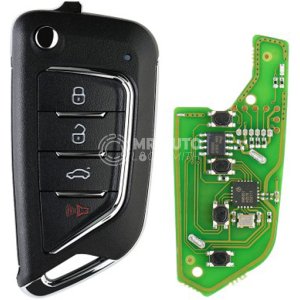 Xhorse XKCD02EN Wire Remote Key KAI DLK Filp 4 Buttons English
