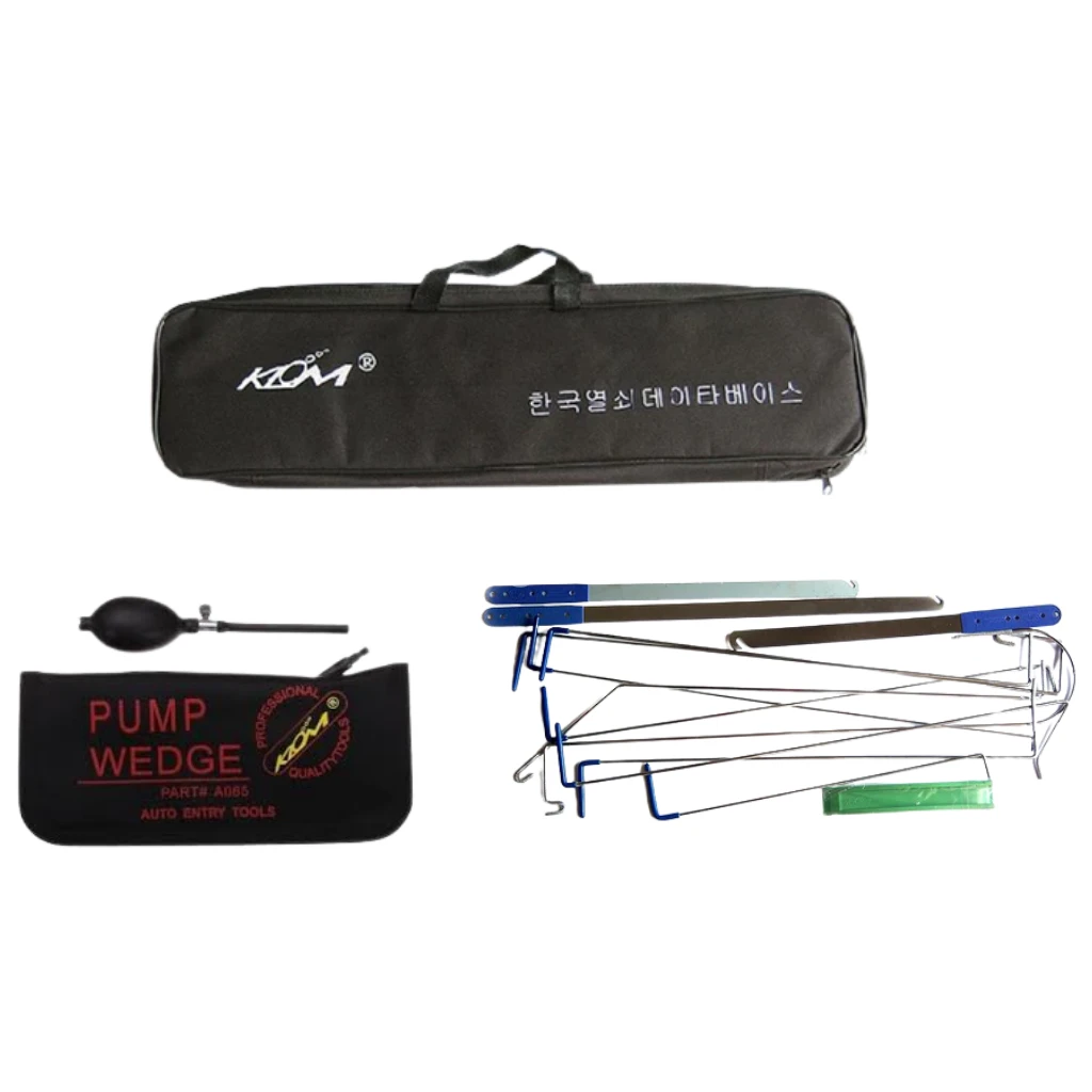 15pcs Car Door Open Unlock Tool Kit Lock Out Emergency Wedges Pump Universal Emergency Kit (KLOM)