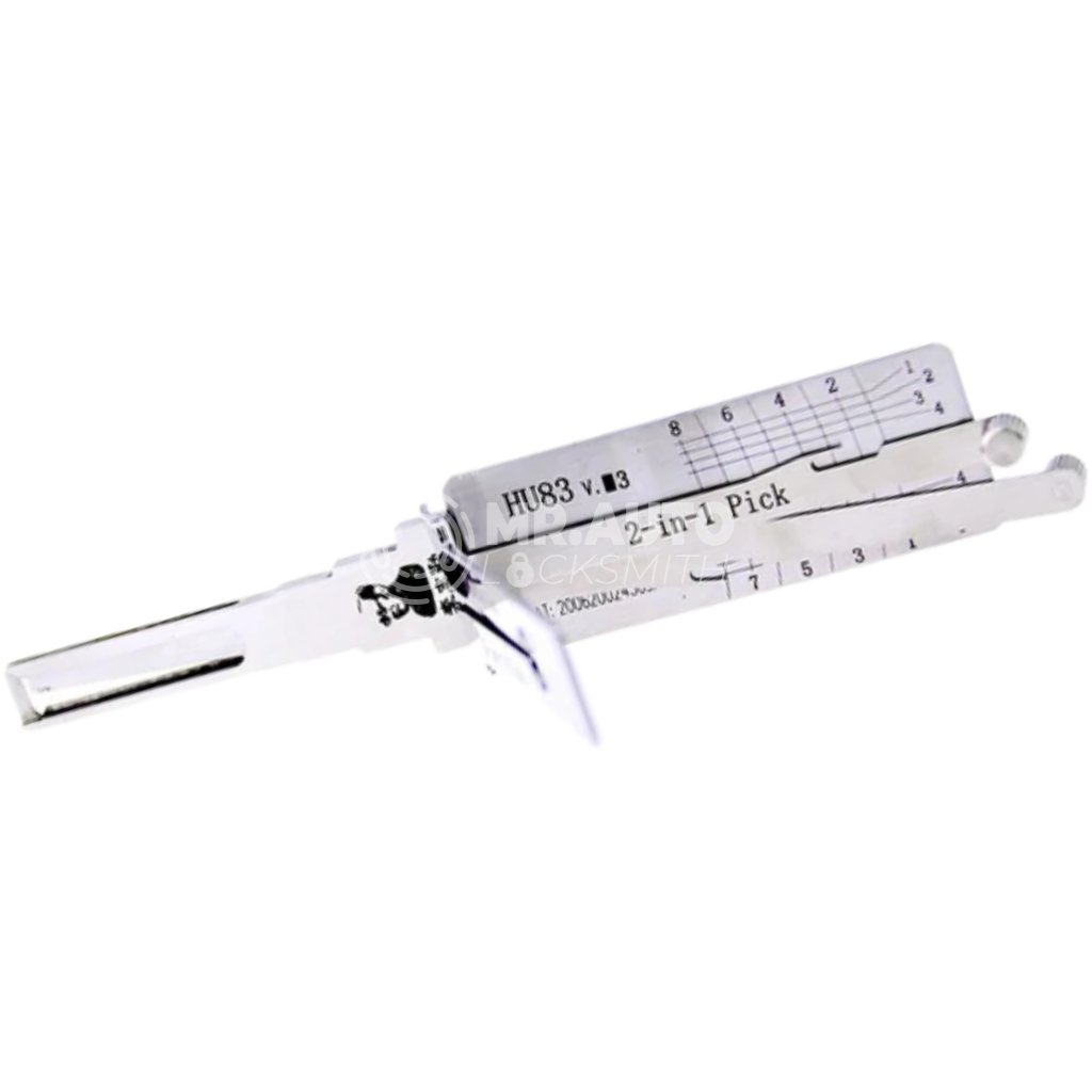 Original Lishi HU83 2-in-1 Decoder and Pick for Peugeot, Citroen