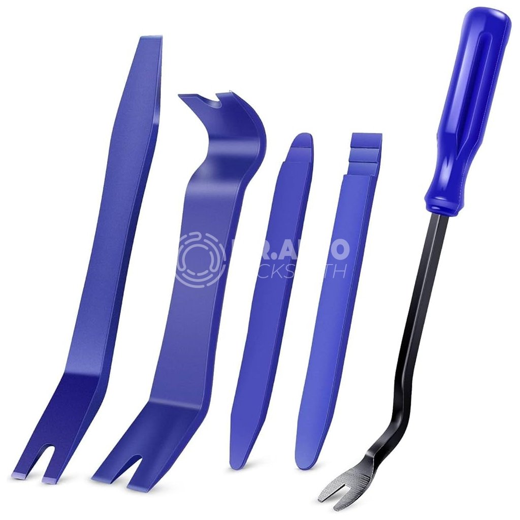 5PCS Auto Trim Removal Tool Kit for Car Panels, Door Clips & Dashboard