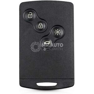 REN Megane 3 - Fluence 3-Safrane 2009-2016 Aftermarket Smart Card Key 4 Buttons 433MHz FCC ID: 285975779R