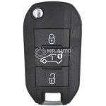 Peugeot 508 2013-2017 Genuine Used Flip Key 3 Buttons 433MHz 6490RN