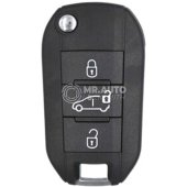 Peugeot 508 2013-2017 Genuine Used Flip Key 3 Buttons 433MHz 6490RN