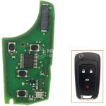 Chevrolet Camaro Cruze 2010-2017 Genuine Without Bag Flip Remote Key PCB 3+1 Buttons 315MHz 13504200