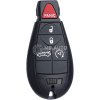 Jeep Dodge Chrysler Fobik 2008-2014 Aftermarket Remote Key 4+1 Buttons 433MHz