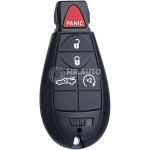 Jeep Dodge Chrysler Fobik 2008-2014 Aftermarket Remote Key 4+1 Buttons 433MHz