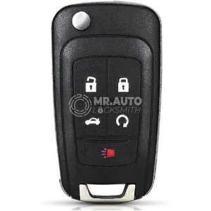 Chevrolet Cruze 2010-2019 Genuine Used Flip Key 4+1 Buttons 315MHz 13500221