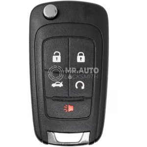 Chevrolet Malibu Impala Cruze 2014-2015 Aftermarket Flip Key 4+1 Buttons 433MHz