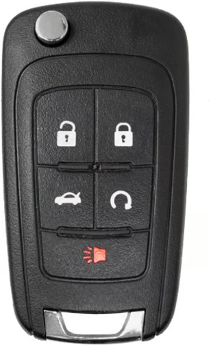 Chevrolet Malibu Impala Cruze 2014-2015 Aftermarket Flip Key 4+1 Buttons 433MHz
