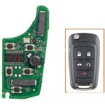 Chevrolet Opel 2010-2018 Aftermarket Flip Remote Key PCB 5 Buttons 434MHz