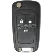 Chevrolet Cruze 2010-2013 Genuine Used Flip Key 3 Buttons 433MHz 13584826
