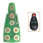 Jeep Dodge Chrysler Fobik 2008-2014 Aftermarket Smart Key PCB 5 Buttons 433MHz