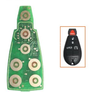 Jeep Dodge Chrysler Fobik 2008-2014 Aftermarket Smart Key PCB 5 Buttons 433MHz