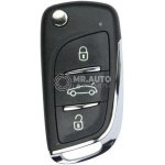 Keydiy KD Universal Flip Remote Key 3 Buttons Peugeot Type B11-3