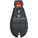 RAM 2013-2022 Fobik Genuine Without Bag Remote Key 3 Buttons 433MHz 56046953AC, 56046953AD, 56046953AE, 56046953AF, 56046953AG, 68508720AA